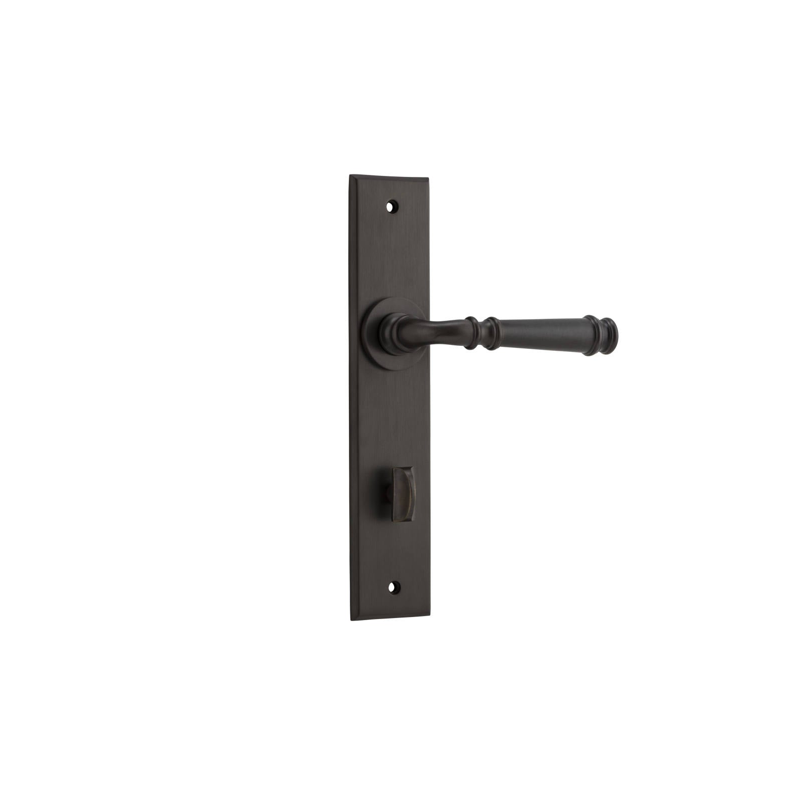 Verona Lever Signature Brass Chamfered Backplate