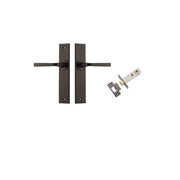 Annecy Lever Chamfered Backplate Passage Kit Signature Brass