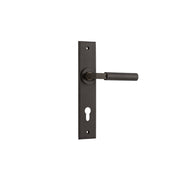 Berlin Lever Signature Brass Chamfered Backplate