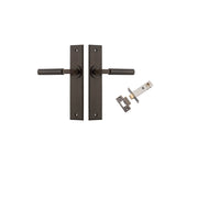 Berlin Lever Chamfered Backplate Passage Kit Signature Brass