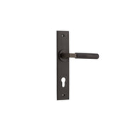 Brunswick Lever Signature Brass Chamfered Backplate