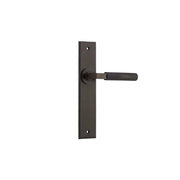 Brunswick Lever Signature Brass Chamfered Backplate