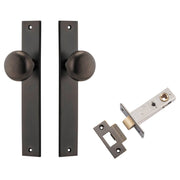 Cambridge Knob Signature Brass Rectangular Backplate Passage Kit