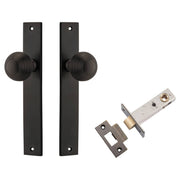 Guildford Knob Rectangular Backplate Passage Kit Signature Brass