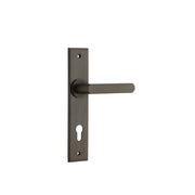 Osaka Lever Signature Brass Chamfered Backplate