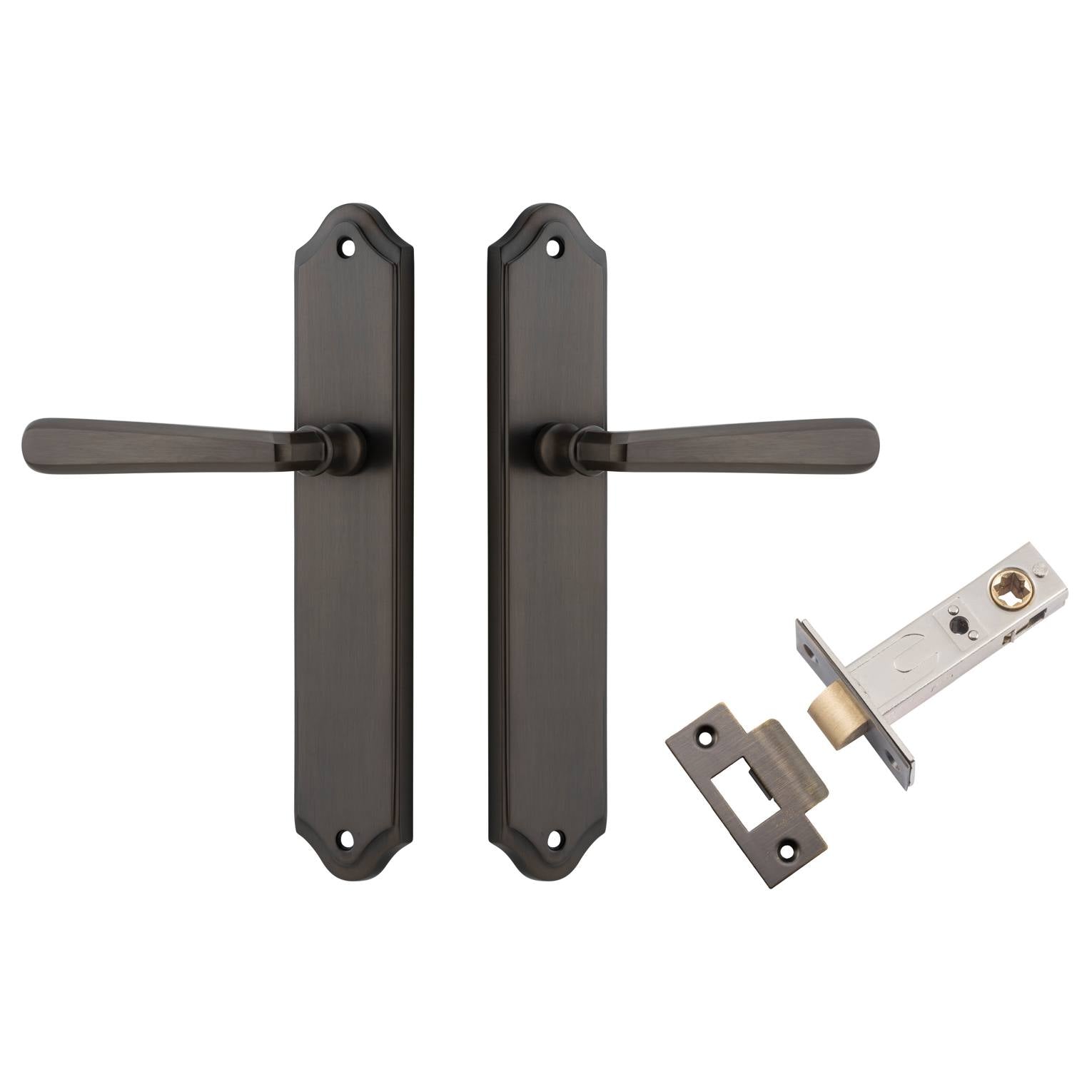 Copenhagen Lever Shouldered Backplate Passage Kit Signature Brass