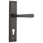 Copenhagen Lever Stepped Backplate Signature Brass