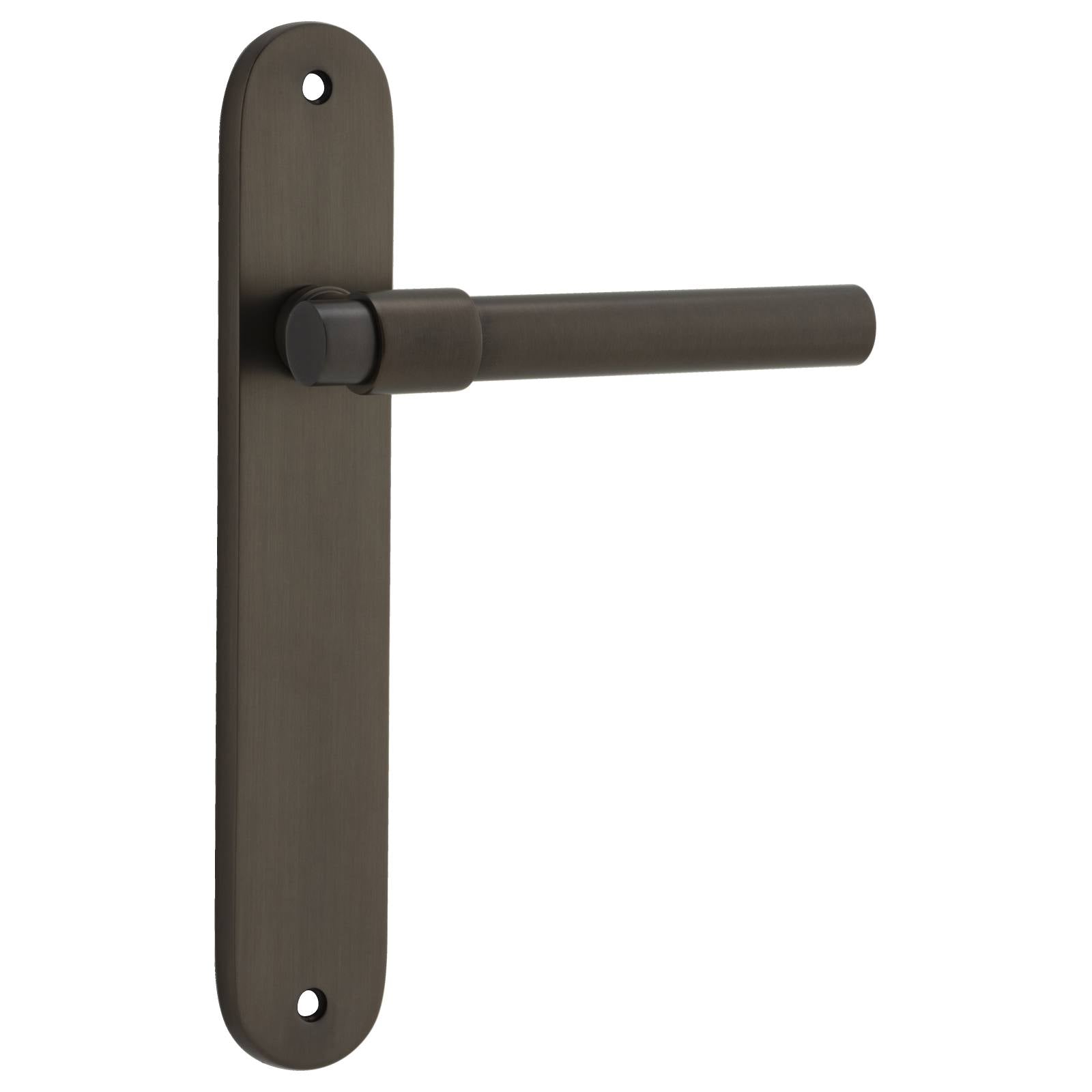 Helsinki Lever Oval Backplate Signature Brass