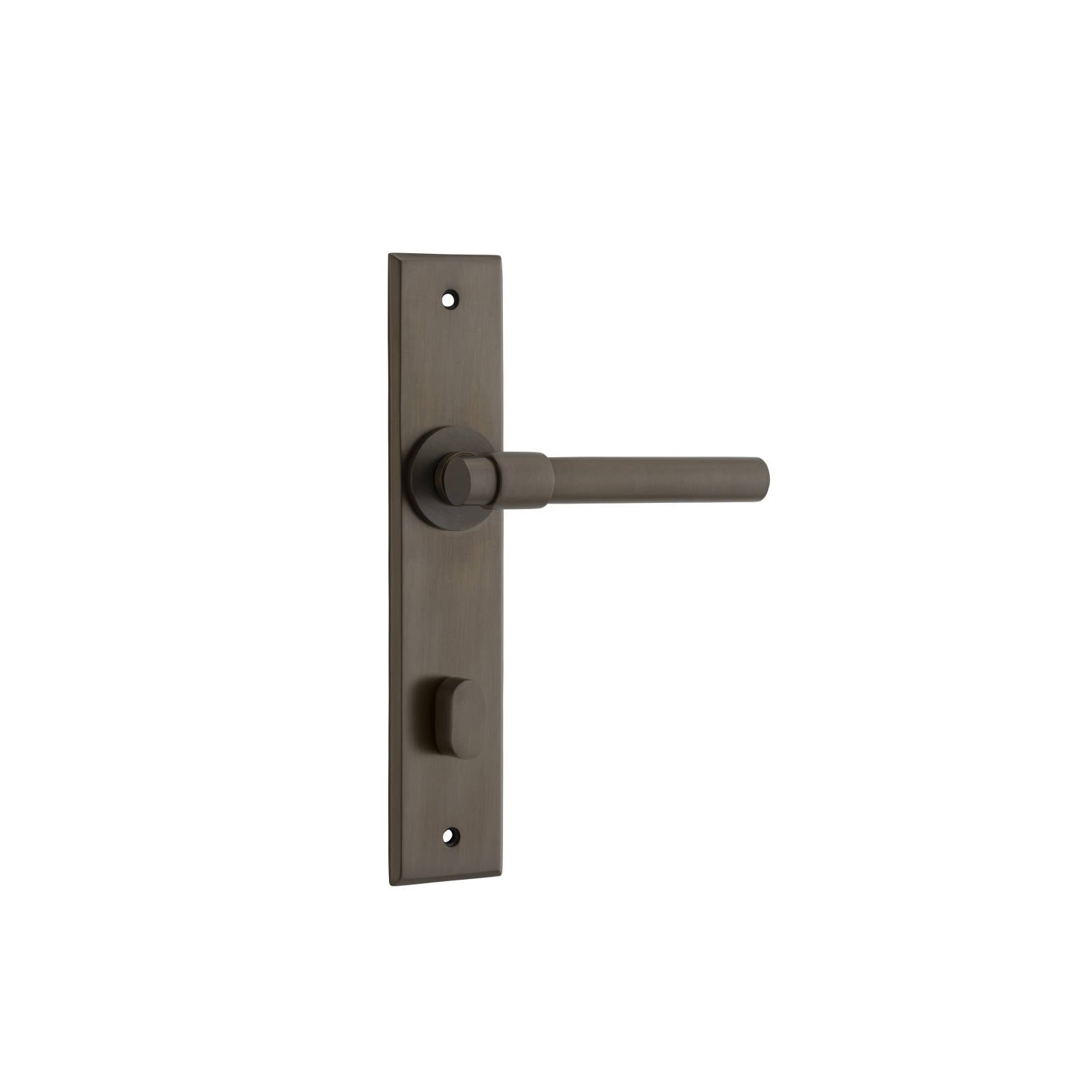Helsinki Lever Signature Brass Chamfered Backplate