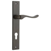 Stirling Lever Rectangular Backplate Signature Brass