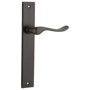 Stirling Lever Rectangular Backplate Signature Brass