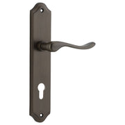 Stirling Lever Shouldered Backplate Signature Brass