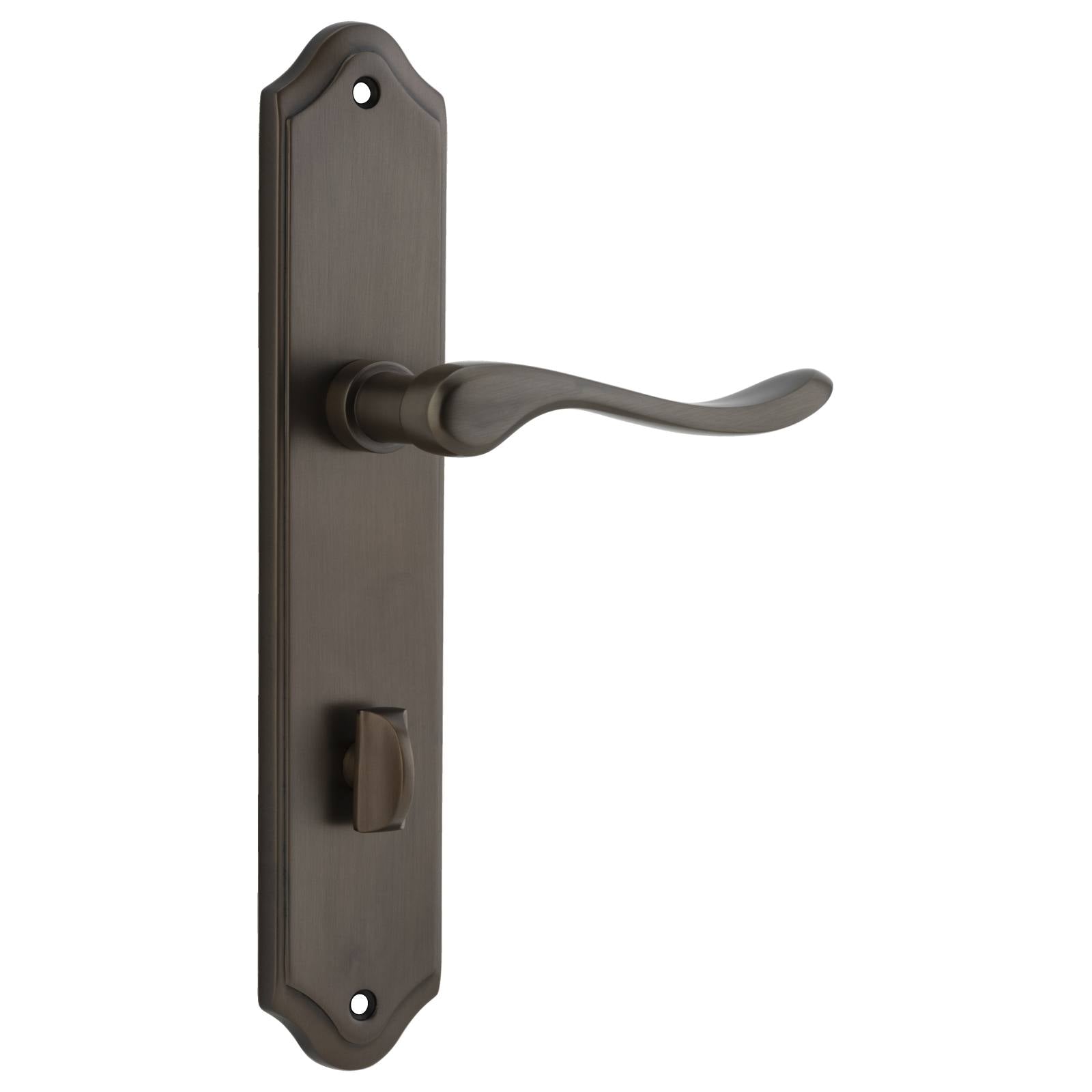 Stirling Lever Shouldered Backplate Signature Brass