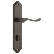 Stirling Lever Shouldered Backplate Signature Brass