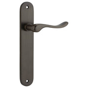 Stirling Lever Oval Backplate Signature Brass