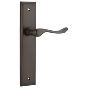 Stirling Lever Stepped Backplate Signature Brass