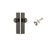 Cambridge Knob Chamfered Backplate Passage Kit Signature Brass