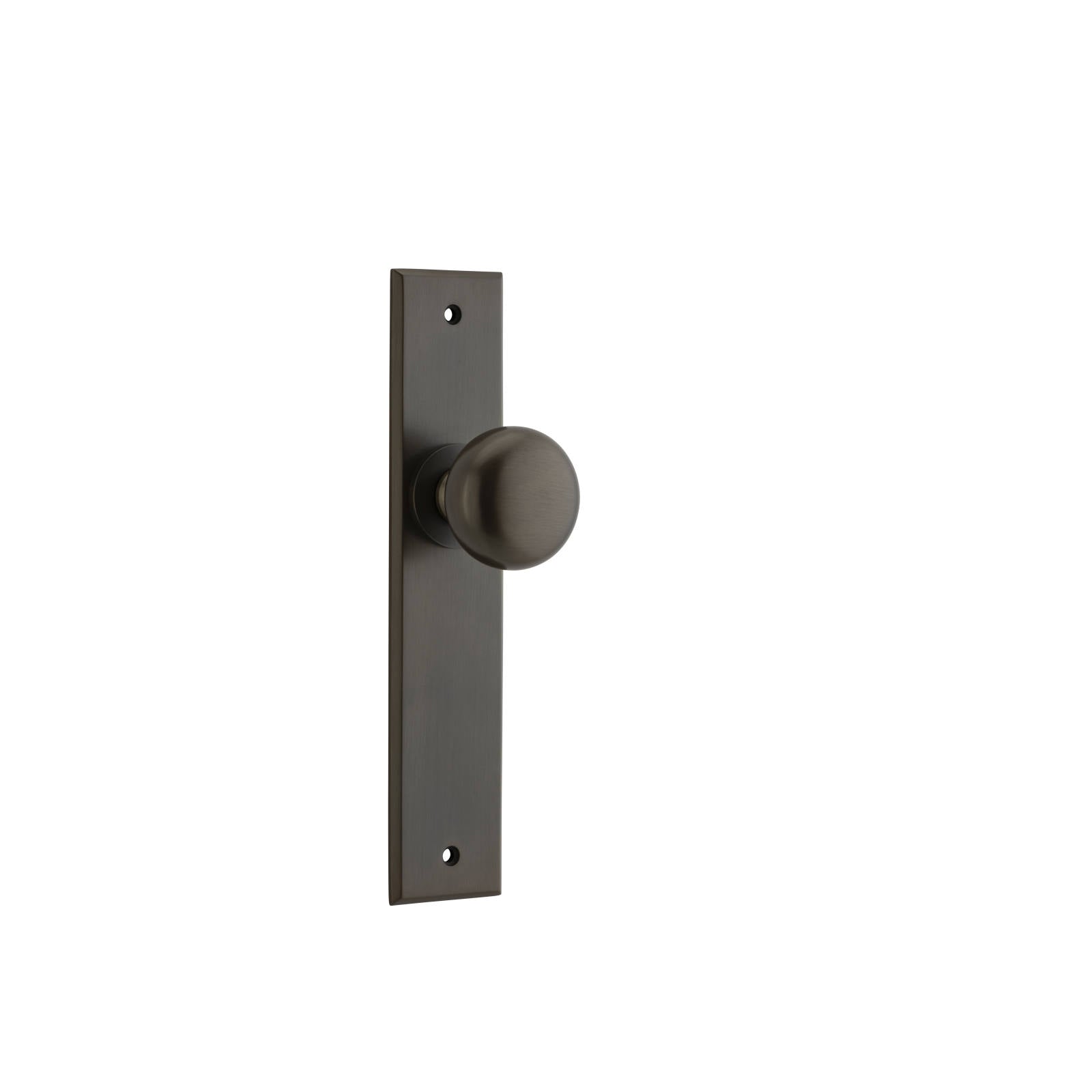 Cambridge Knob Signature Brass Chamfered Backplate