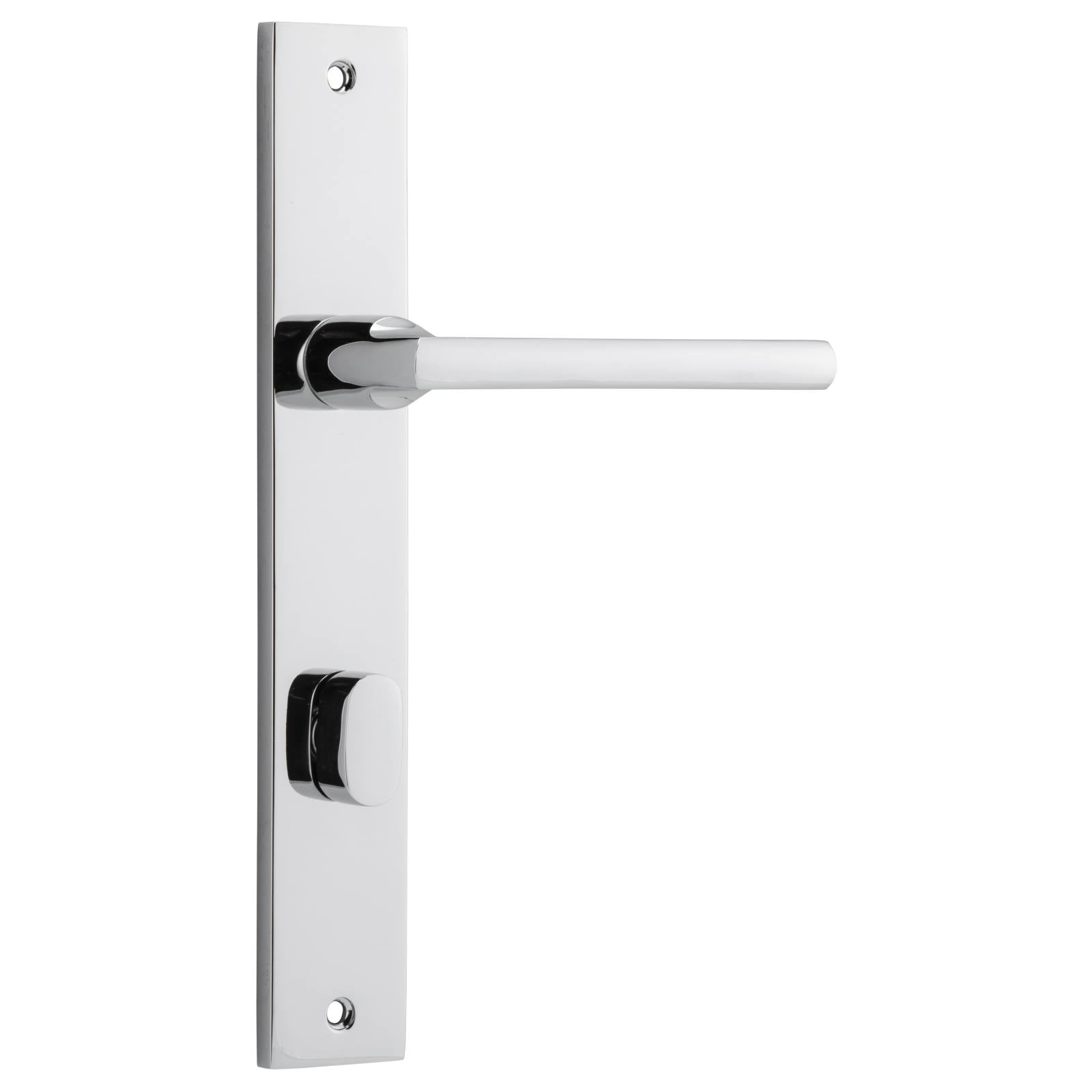 Baltimore Rectangular 85mm Privacy Lever Set, CH