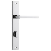 Baltimore Rectangular 85mm Privacy Lever Set, CH