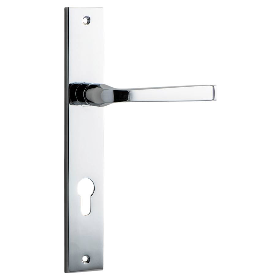 Annecy Lever Rectangular Backplate Polished Chrome