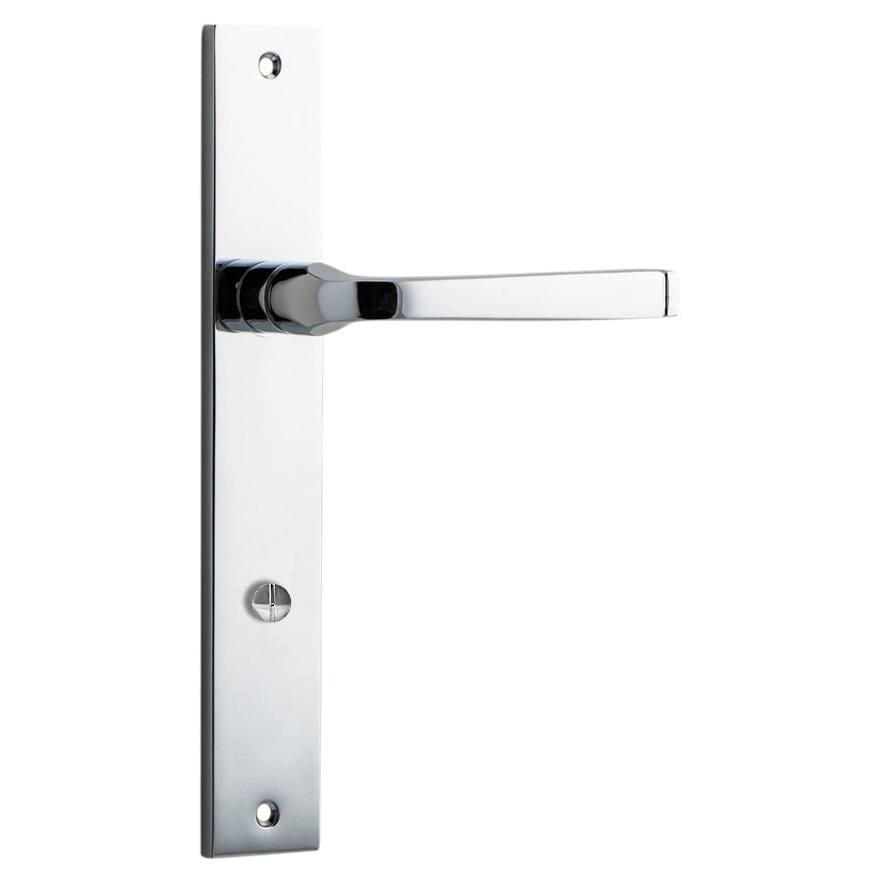 Annecy Lever Rectangular Backplate Polished Chrome