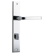 Annecy Lever Rectangular Backplate Polished Chrome