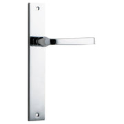 Annecy Lever Rectangular Backplate Polished Chrome