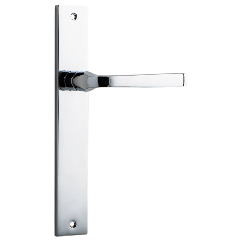 Annecy Lever Rectangular Backplate Polished Chrome