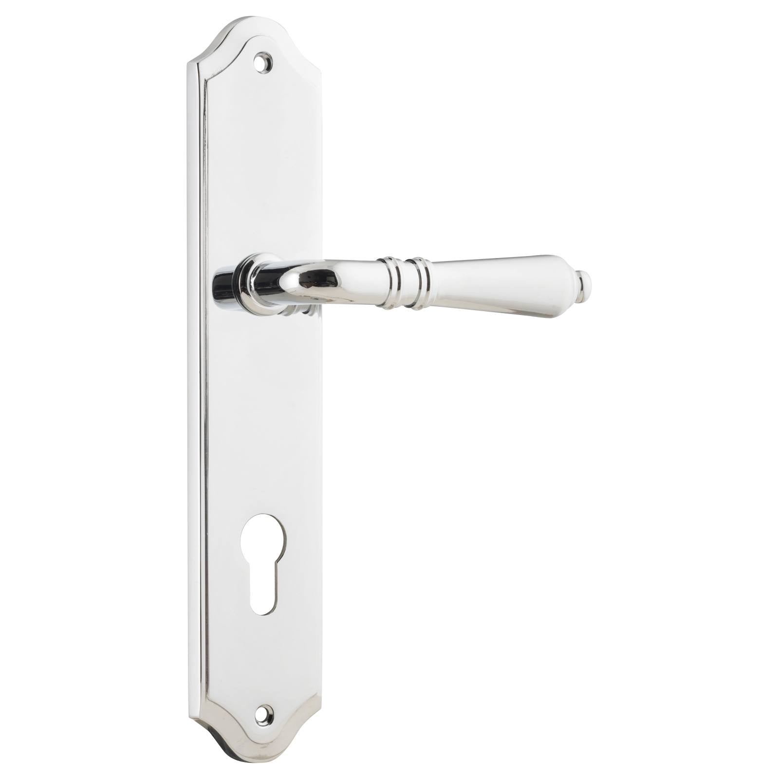 Sarlat Shouldered 85mm Euro Lever Set, Chrome