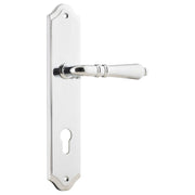 Sarlat Shouldered 85mm Euro Lever Set, Chrome