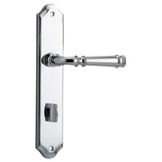 Verona Lever Shouldered Backplate Polished Chrome