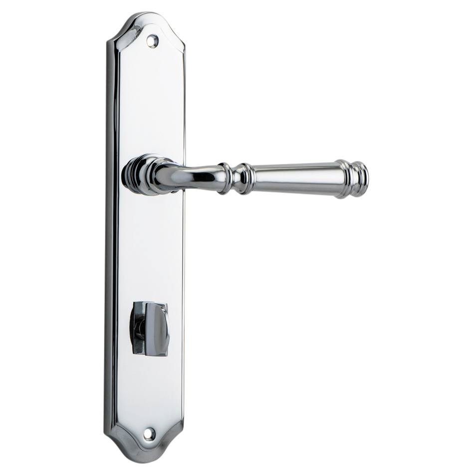 Verona Lever Shouldered Backplate Polished Chrome