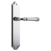 Verona Lever Shouldered Backplate Polished Chrome