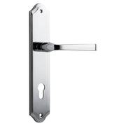 Annecy Lever Shouldered Backplate Polished Chrome