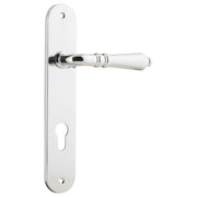 Sarlat Oval 85mm Euro Lever Set, Chrome