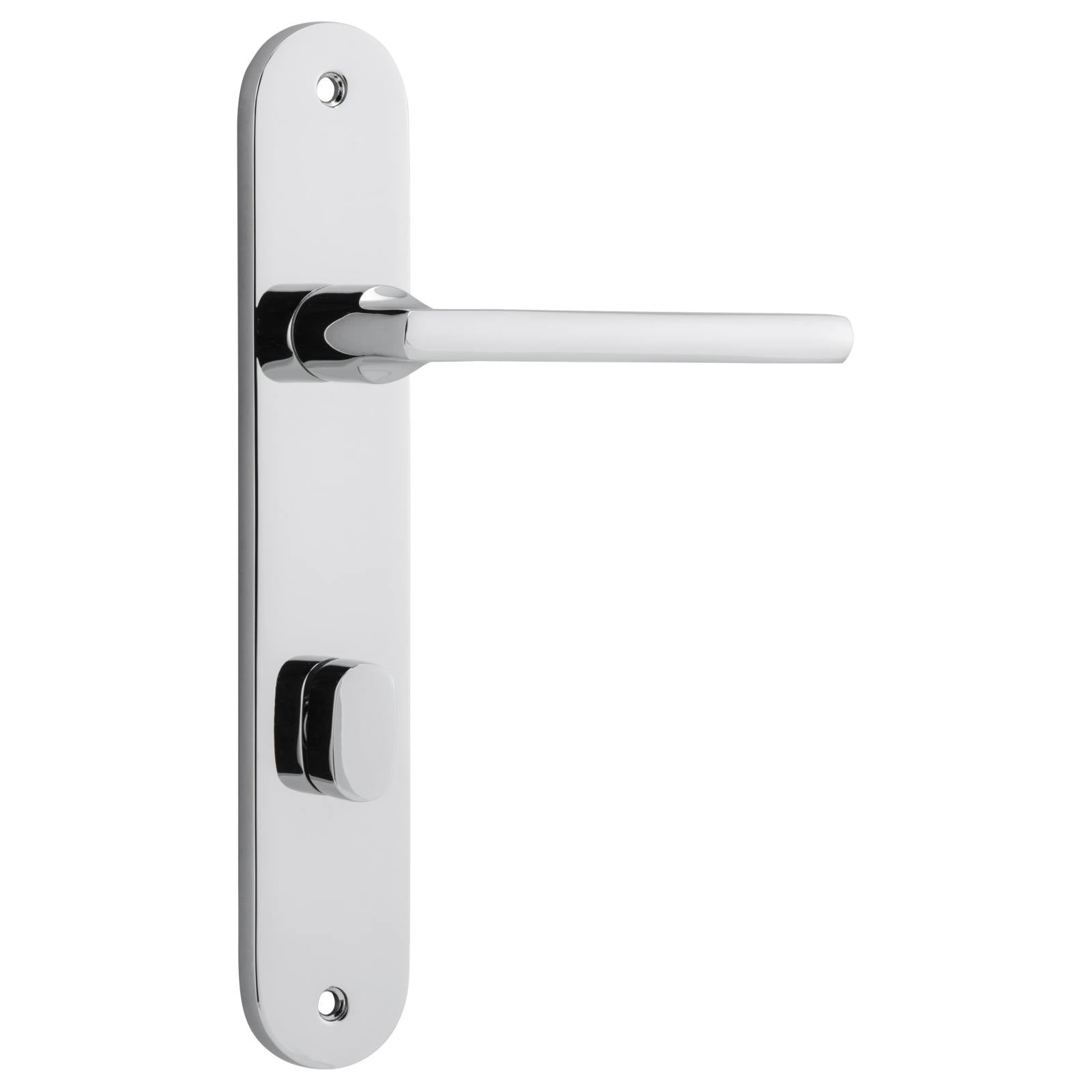Baltimore Oval 85mm Privacy Lever Set, Chrome