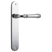 Verona Lever Oval Backplate Polished Chrome