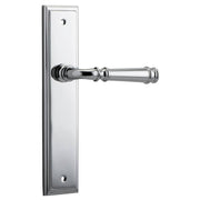 Verona Lever Stepped Backplate Polished Chrome