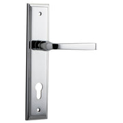Annecy Lever Stepped Backplate Polished Chrome