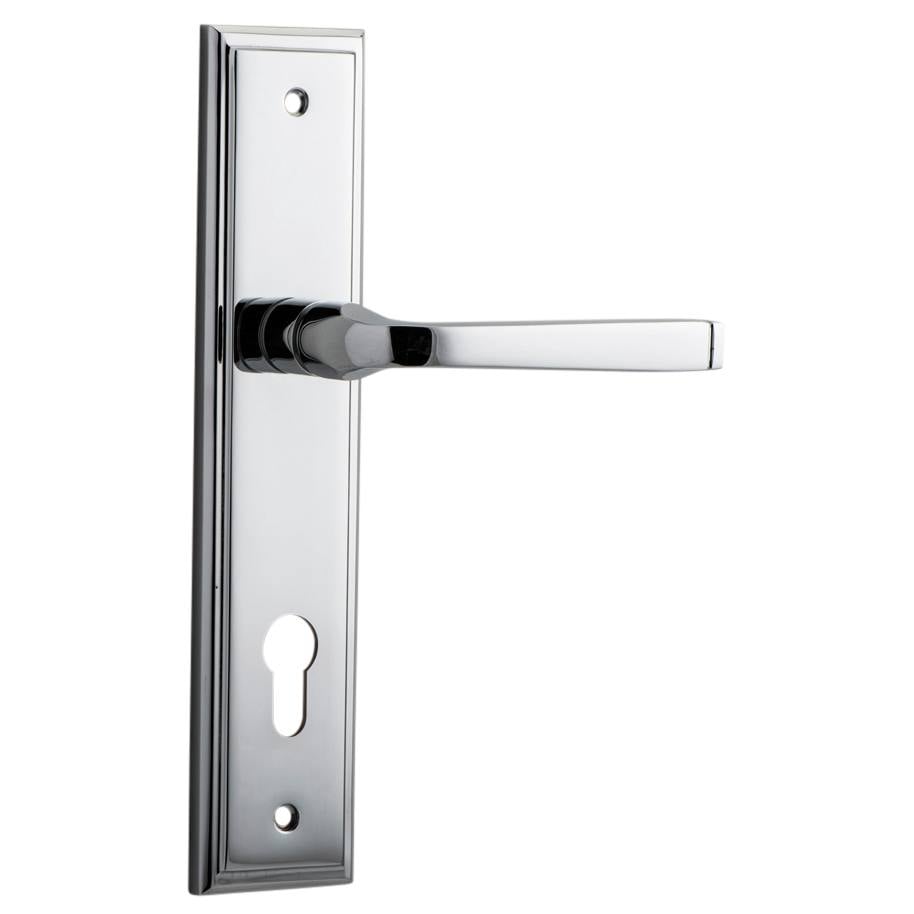 Annecy Lever Stepped Backplate Polished Chrome