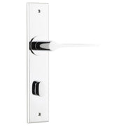 Como Lever Polished Chrome Chamfered Backplate