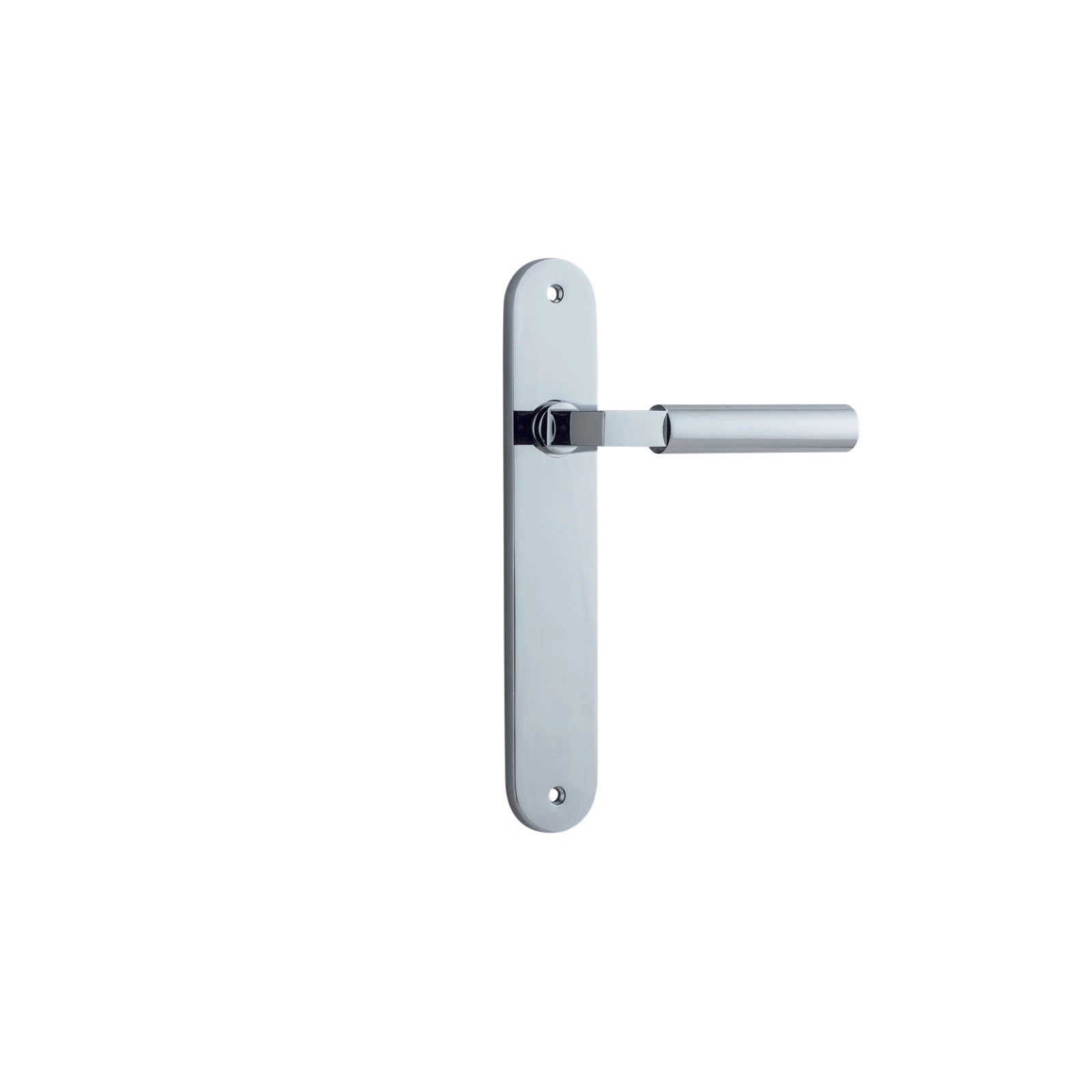 Berlin Lever Polished Chrome Oval Backplate