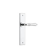Sarlat Lever Polished Chrome Chamfered Backplate