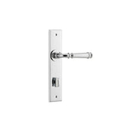 Verona Lever Polished Chrome Chamfered Backplate
