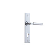 Berlin Lever Polished Chrome Chamfered Backplate