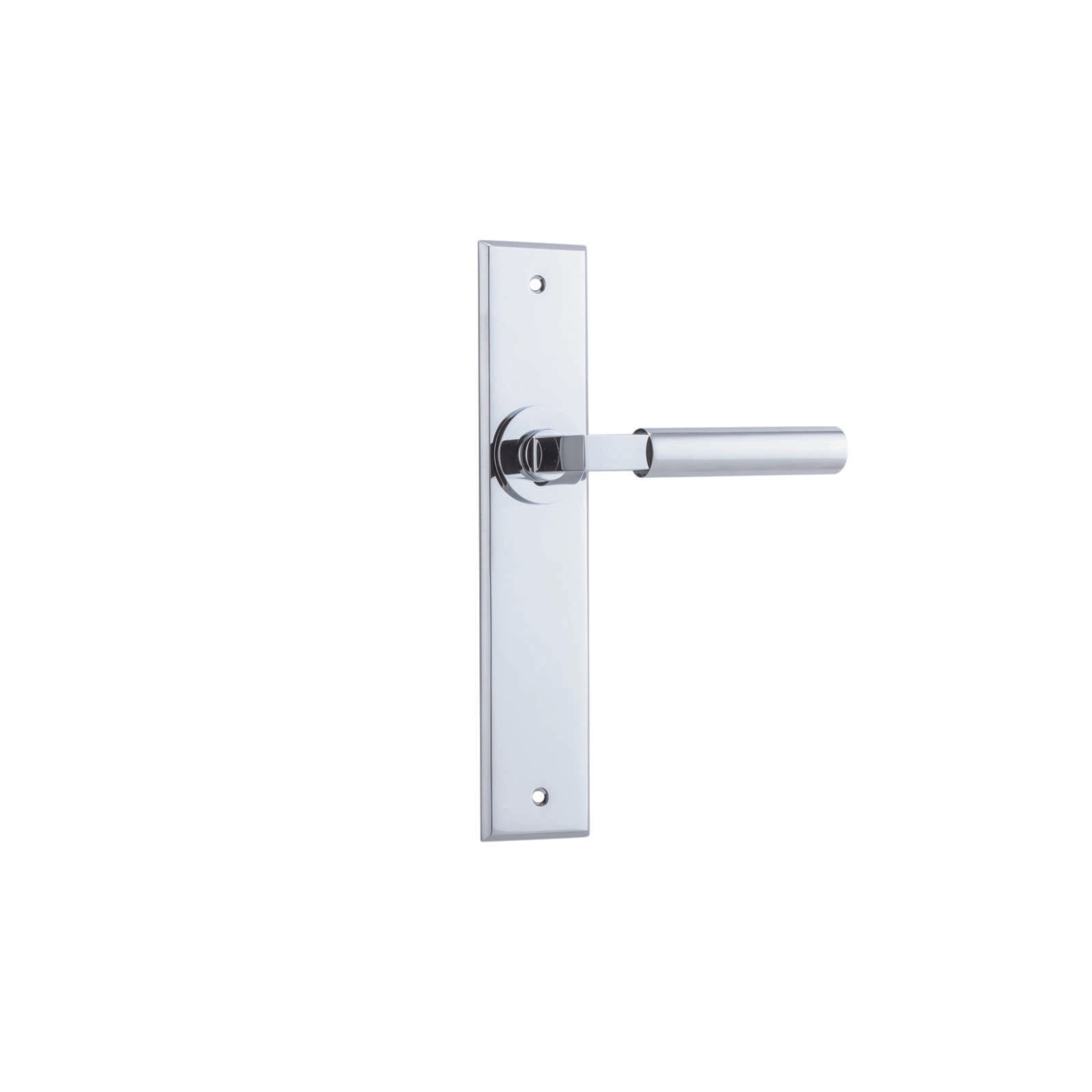 Berlin Lever Polished Chrome Chamfered Backplate