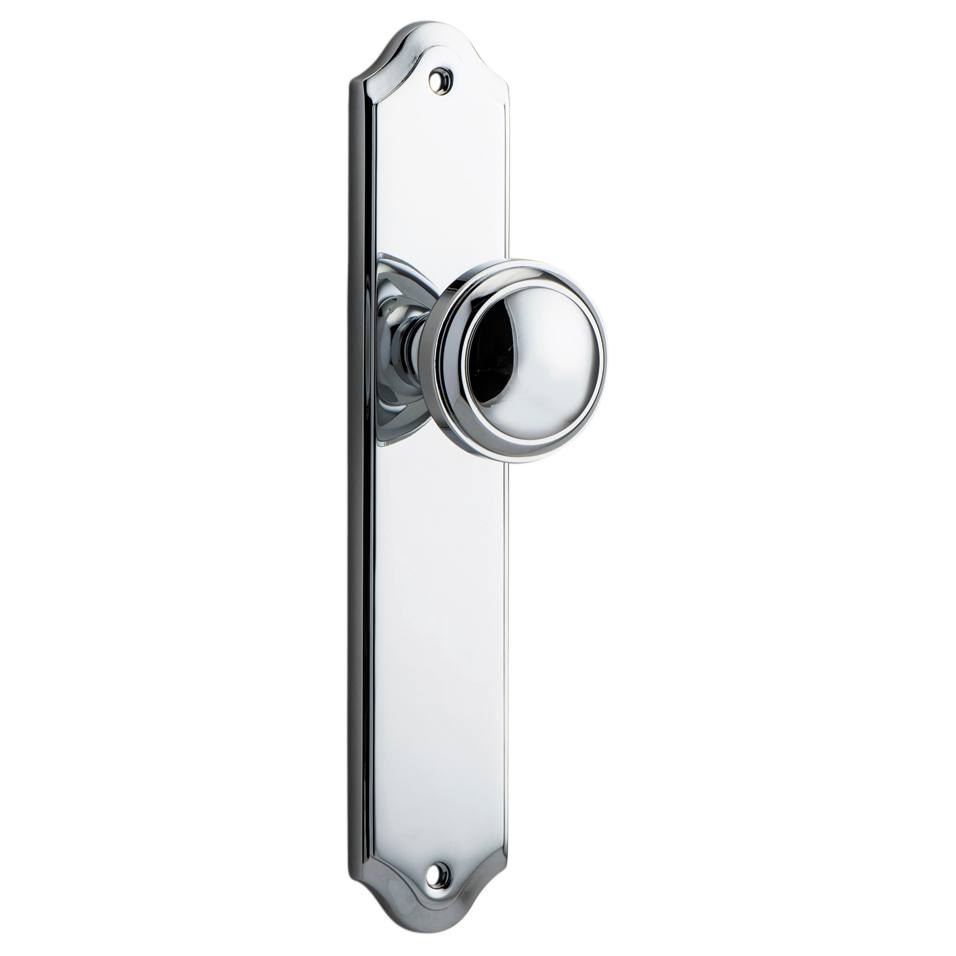 Paddington Knob Shouldered Backplate Polished Chrome