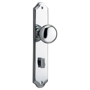 Cambridge Knob Shouldered Backplate Polished Chrome