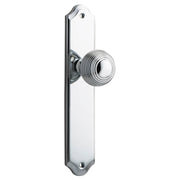 Guildford Knob Shouldered Backplate Polished Chrome